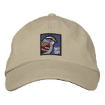 White-throated Sparrow: embroidered hat