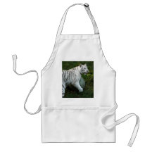 White tiger 019 apron