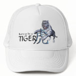 White Tiger and Chinese Symbol hats