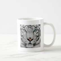 White Tiger Coffee Mug
