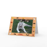 White Tiger Fancy Halloween Cards