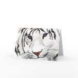 White Tiger Greeting Card