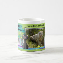 White Tiger Halloween Mug