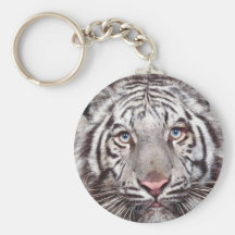 White Tiger Key Chains