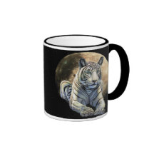 White Tiger Moon Coffee Mug