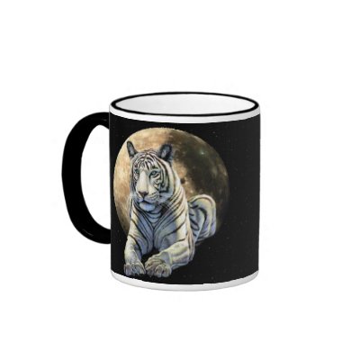 White Tiger Moon Coffee Mug