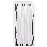 White Tiger Print. Tiger Pattern. Custom rack cards