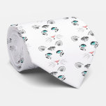 White Tiger Neck Ties