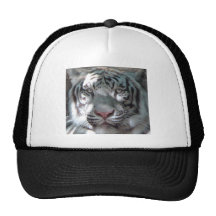 White Tiger Trucker Hat