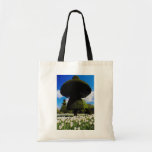 white Topiary garden, Levens Hall, Cumbria, Englan Canvas Bags