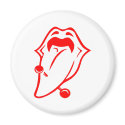 White Tounge Piercing magnets