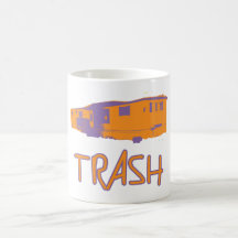 White Trailer Park Trash Poor Dumb Redneck Coffee Mugs