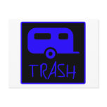 White Trailer Park Trash Poor Dumb Redneck postcards