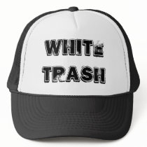 WHITE TRASH hats