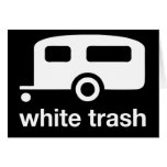 White Trash trailer icon - trailer park cards