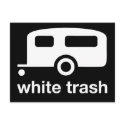 White Trash trailer icon - trailer park postcards