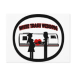 White Trash Wedding postcards