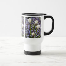 White Tulips Coffee Mugs