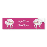 White Unicorn bumper stickers