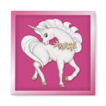 White Unicorn magnets