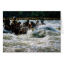 White Water Rafting Greeting Cards