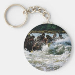 White Water Rafting Keychain