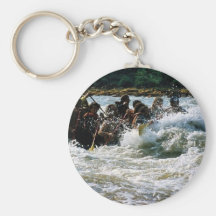 White Water Rafting Keychain