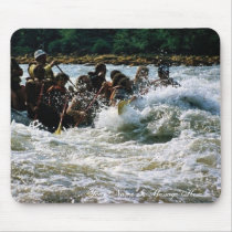 White Water Rafting Mouse Pads