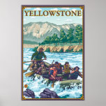White Water Rafting - Yellowstone National Park Print