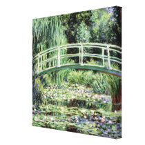 White Waterlilies, 1899 Gallery Wrap Canvas