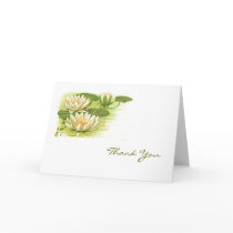 White Waterlilies Card
