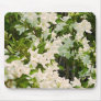 White Weigela Candida Mouse Pads