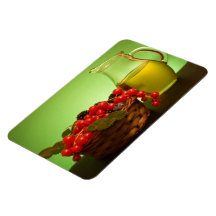 White Wine And Redcurrants Flexi Magnet