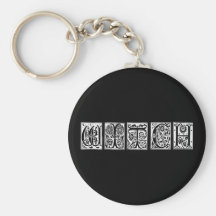 White Witch Keychain