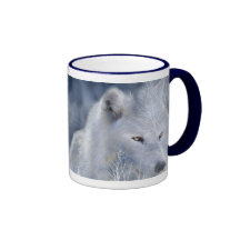 White Wolf Art Mug