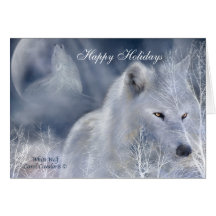 White Wolf Holiday ArtCard