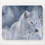 White Wolf Mouse Pads