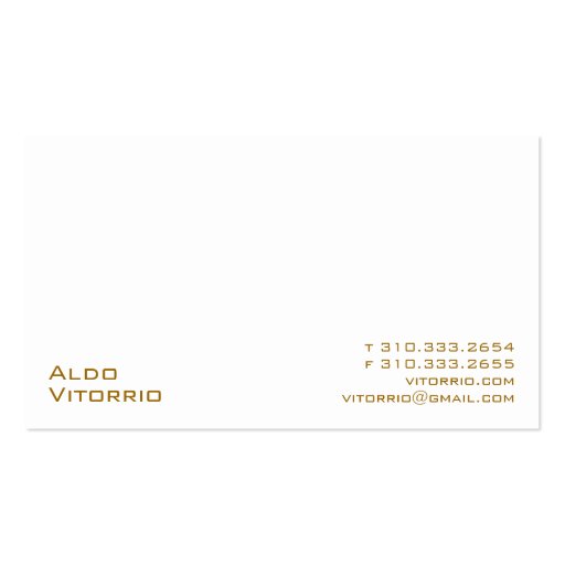 White XXV Business Card Template
