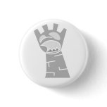 White Zombie Rook Button