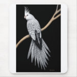 Whitefaced Pearl Cockatiel Mousepad