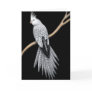 Whitefaced Pearl Pied Cockatiel Card