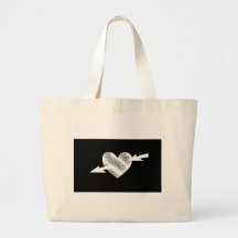 whiteheart tote bags