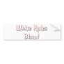 WhiteHolesBlow Bumper Sticker