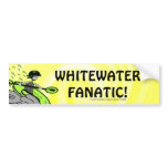 Whitewater Fanatic! bumper stickers