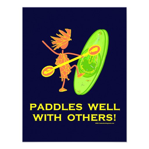 Whitewater Kayak - Paddles Well With Others 2 Invitations