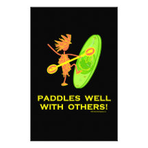 Whitewater Kayak - Paddles Well With Others 2 Stationery
