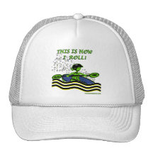 Whitewater Kayak Roll Mesh Hats