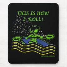 Whitewater Kayak Roll Mouse Pad