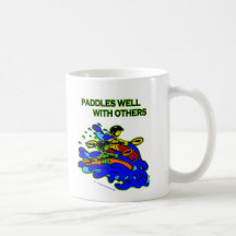 Whitewater Paddles Well With Others Mugs