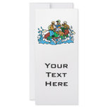 whitewater rafting trip graphic rack cards